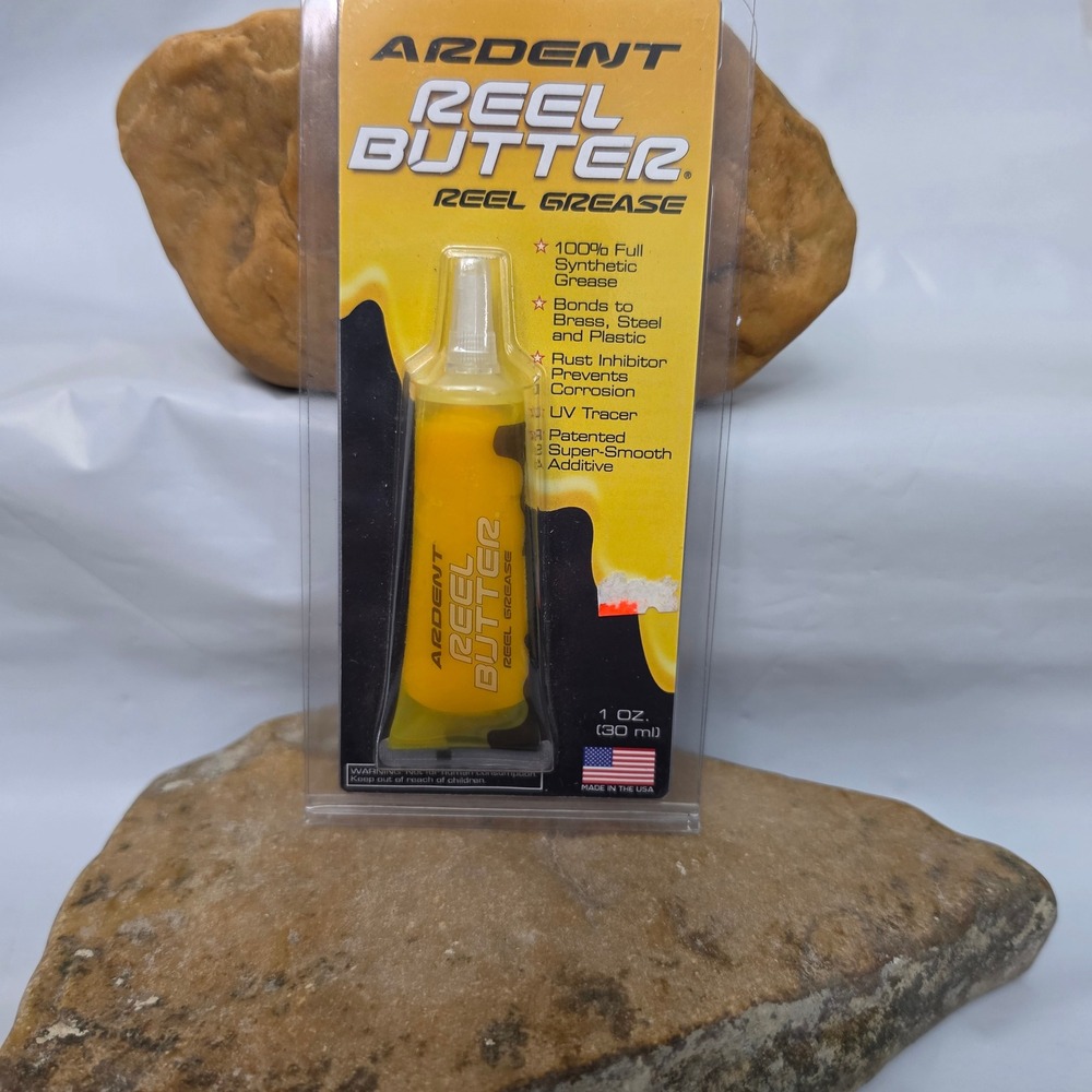 Ardent Reel Butter Grease Fishing 1oz Yellow Synthetic Lubricant Rust Prevent